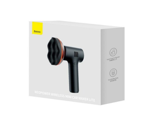 Пристрій для полірування автомобіля Baseus NeoPower Wireless Mini Car Waxer Lite, Black