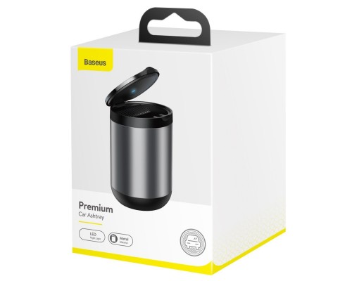 Попільничка Baseus Premium Car Ashtray Dark gray