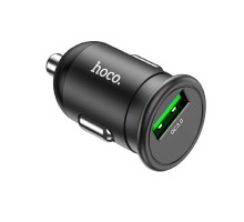 Автомобільний зарядний пристрій HOCO Z43 Mighty single port QC3.0 car charger Black