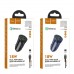 Автомобільний зарядний пристрій HOCO Z39 Farsighted dual port QC3.0 Car charger set(Type-C) Black
