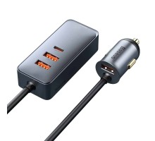 АЗП Baseus Share Together PPS multi-port Fast charging with extension cord 120W 3U+1C Gray