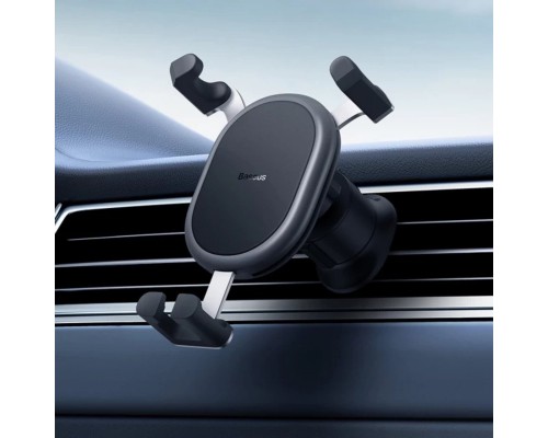 Тримач для мобiльного Baseus Stable Gravitational Car Mount (Air Outlet version) Black