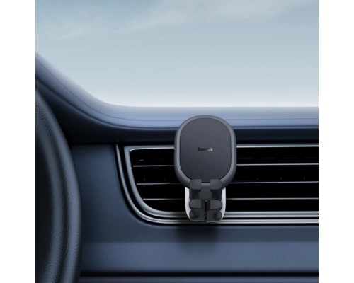 Тримач для мобiльного Baseus Stable Gravitational Car Mount (Air Outlet version) Black
