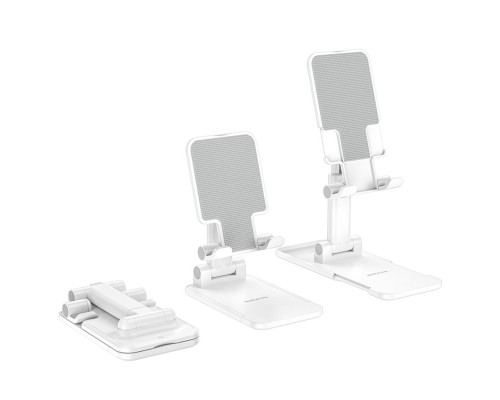 Тримач для мобільного BOROFONE BH81 Astral folding desktop stand White