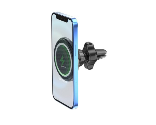 Тримач для мобільного BOROFONE BH45 Mobile magnetic wireless charging car holder