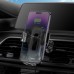 Тримач для мобільного HOCO HW2 Wise automatic induction wireless fast charging car holder(air outlet) Black