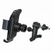 Тримач для мобiльного Baseus Smart Solar Power Wireless Car Mount Electric Holder Black
