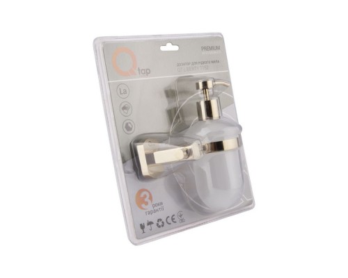 Дозатор для рідкого мила Qtap Liberty ORO 1152