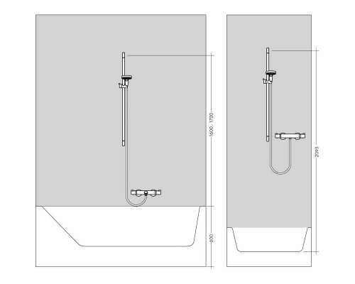Душевой гарнитур Hansgrohe Raindance Select S 150 27803000