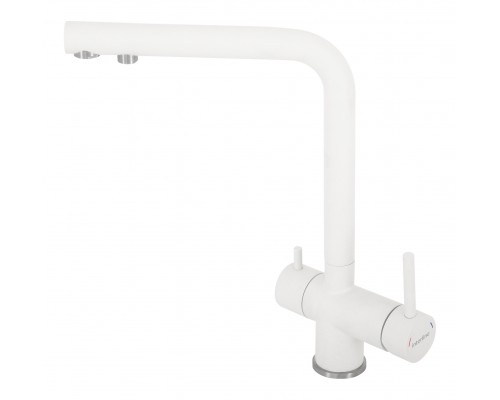 Кухонный смеситель INTERLINE Mix new White