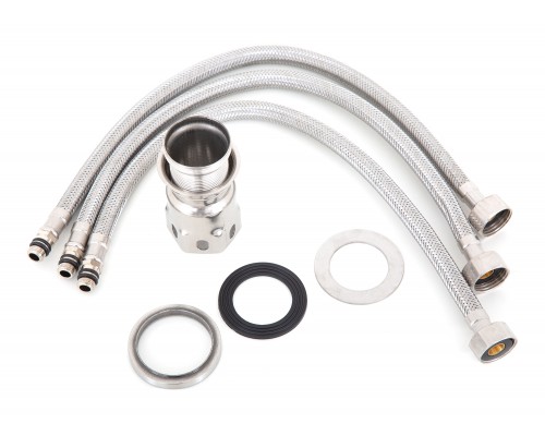 Кухонный смеситель INTERLINE Mix new White