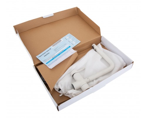 Кухонный смеситель INTERLINE Mix new White