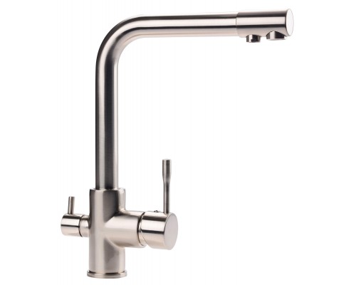 Кухонный смеситель ELLECI T01 INOX COLORE