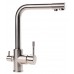 Кухонный смеситель ELLECI T01 INOX COLORE