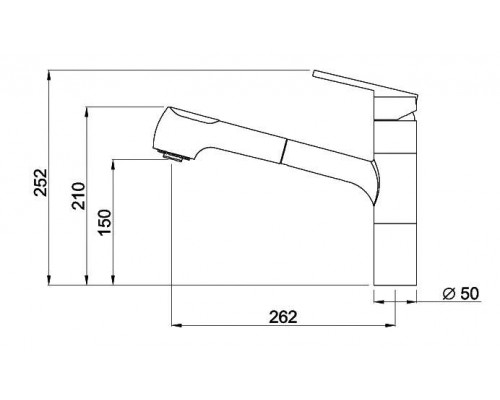Кухонный смеситель ELLECI Titan avena 51