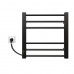 Полотенцесушитель KOSSER Степ 500х500 EL Чорний