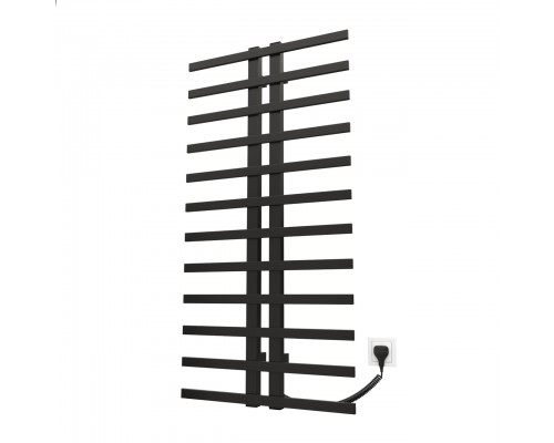 Полотенцесушитель KOSSER Флай 1200х600 EL тайм. чорный