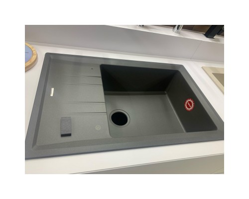 Кухонна мийка Teka STONE 60 S-TG 1B 1D (115330034) графіт накладна