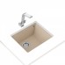 Кухонна мийка Teka Square 50.40 TG (115230022) світло бежева під стільницю