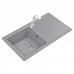 Кухонна мийка Teka STONE 50 B-TG 1B 1D (115330014) сіра металік накладна