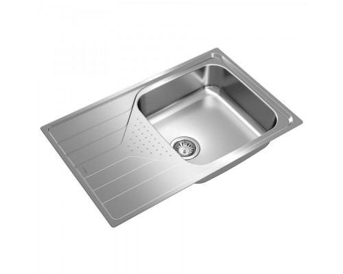 Кухонна мийка Teka UNIVERSE 50 1B 1D MAX (115110020) нержавіюча сталь накладна прямокутна
