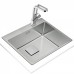 Кухонна мийка Teka ForLinea RS15 50.40 (115000018) нержавіюча сталь прямокутна універсальна