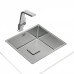 Кухонна мийка Teka FLEXLINEA RS15 45.40 (115000013) нержавіюча сталь прямокутна універсальна