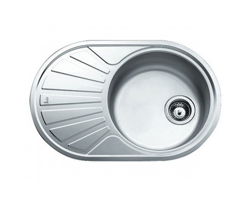 Кухонна мийка Teka DR 77 1B 1D (40127303) нержавіюча сталь накладна овальна