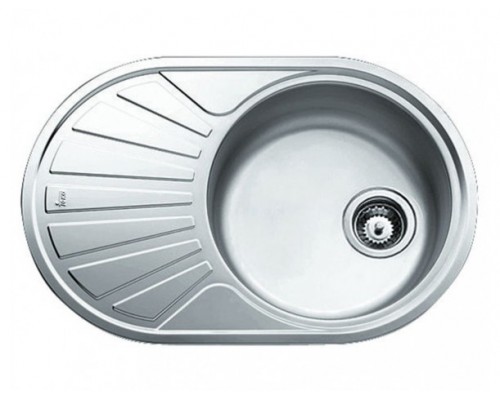 Кухонна мийка Teka DR 77 1B 1D (40127303) нержавіюча сталь накладна овальна