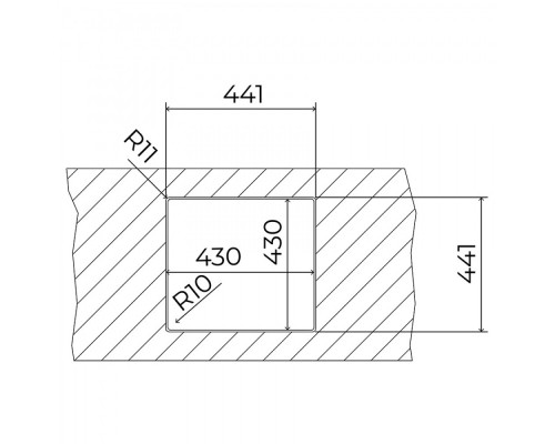 Кухонна мийка Teka FlexLinea RS15 40.40 (115000061) нержавіюча сталь квадратна універсальна