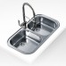 накладнаКухонна мийка Teka STYLO 2B (11107038) нержавіюча сталь прямокутна