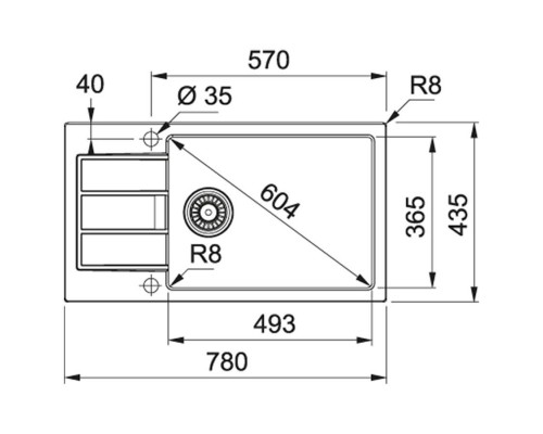 Кухонная мойка Franke Sirius S2D Slim 611-78 XL (143.0627.387)