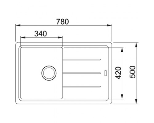 Кухонная мойка Franke BASIS BFG 611-78 (114.0258.037)