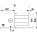 Кухонная мойка Franke Sirius Tectonite SID 611-78 Slim (114.0497.957)