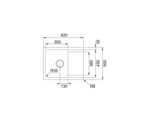 Кухонная мойка Franke Orion Tectonite OID 611-62 (114.0498.008)