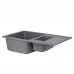 Кухонная мойка Qtap CS 7648 Grey (QT7648GRE471)