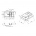 Кухонная мойка Qtap CS 7648 Grey (QT7648GRE471)