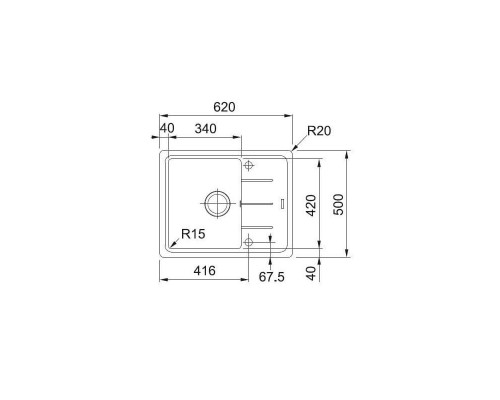 Кухонная мойка Franke BASIS BFG 611-62 (114.0565.090)