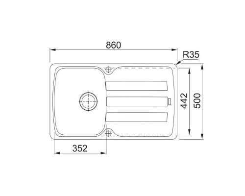 Кухонная мойка Franke Antea AZG 611-86 (114.0499.184)