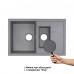 Кухонная мойка Qtap CS 7648 Grey (QT7648GRE471)