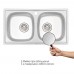 Кухонная мойка Qtap 7843-B Micro Decor 0,8 mm (QT7843BMICDEC08)
