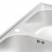Кухонная мойка Qtap 7843-B Micro Decor 0,8 mm (QT7843BMICDEC08)