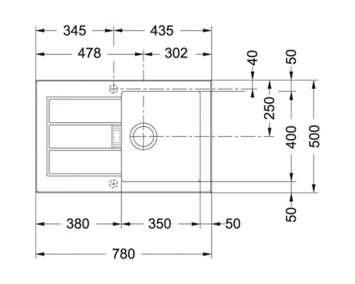 Кухонная мойка Franke Sirius Tectonite SID 611-78 (114.0498.003)