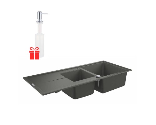Кухонная мойка Grohe K400 31643AT0 + дозатор для моющего средства Contemporary 40536000 (31643AT040536000)