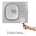 Кухонная мойка Qtap 5848 Micro Decor 0,8 mm (QT5848MICDEC08)