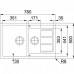 Кухонная мойка Franke Sirius Tectonite SID 611-78 (114.0497.985)