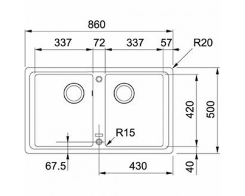 Кухонная мойка Franke Basis BFG 620 (114.0363.940)