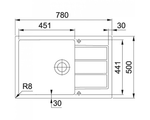 Кухонная мойка Franke Sirius Tectonite SID 611-78 XL (114.0497.953)