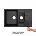 Кухонная мойка Qtap CS 7648 Black (QT7648BLA404)