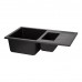 Кухонная мойка Qtap CS 7648 Black (QT7648BLA404)